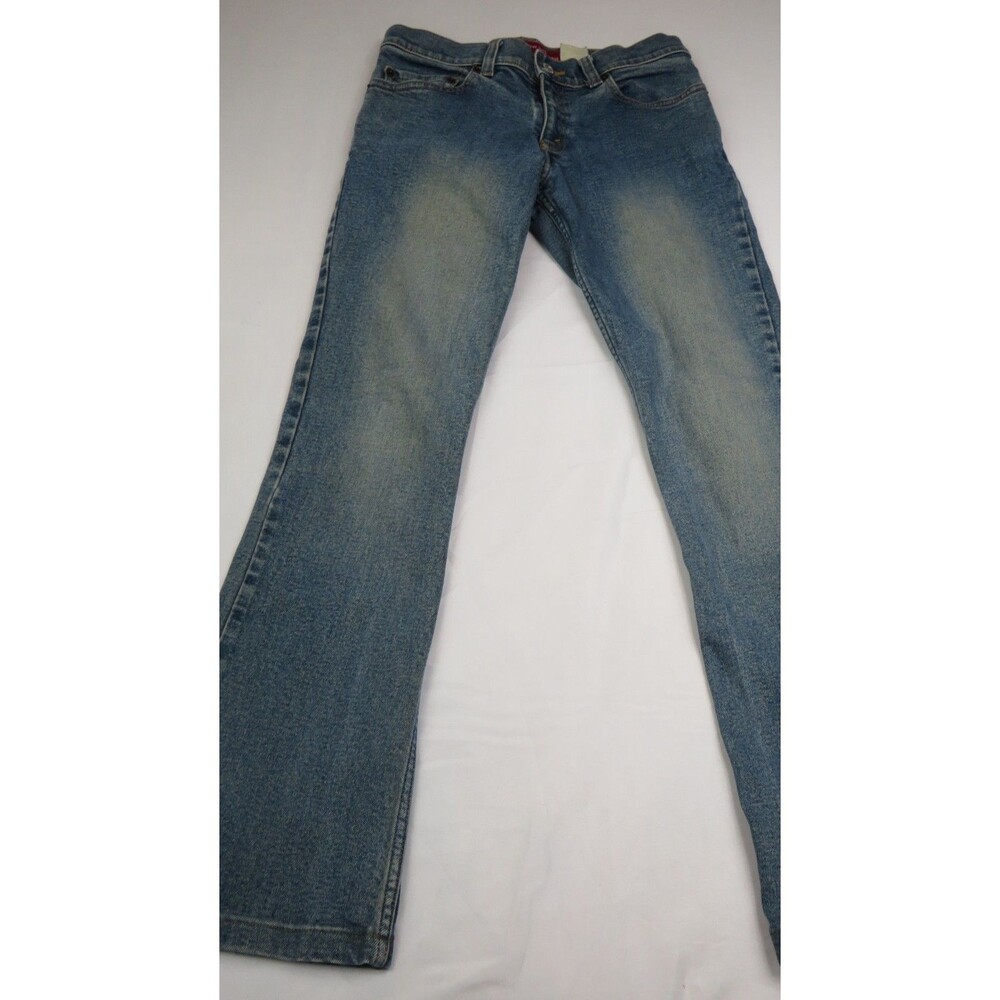 Levi's 518 Womens Superlow Low Rise BOOTCUT Jeans Blue Stretch Denim Jeans XS